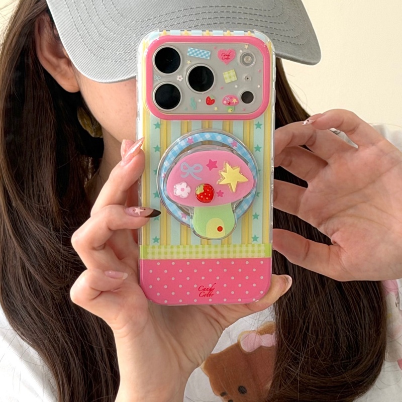 Taco Stand Holder - Korean Star Stripes Cute Magnetic Phone