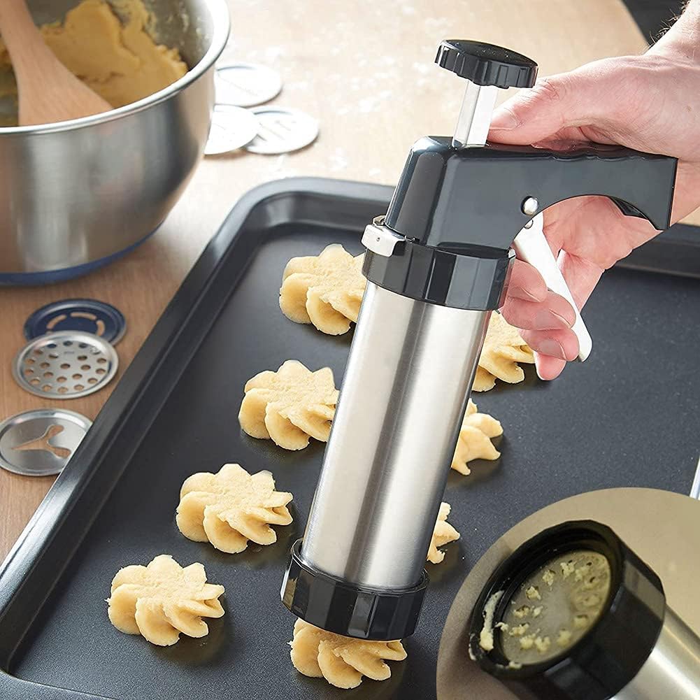 Multipurpose Aluminum Cookie M - Churros Maker Gun review and price