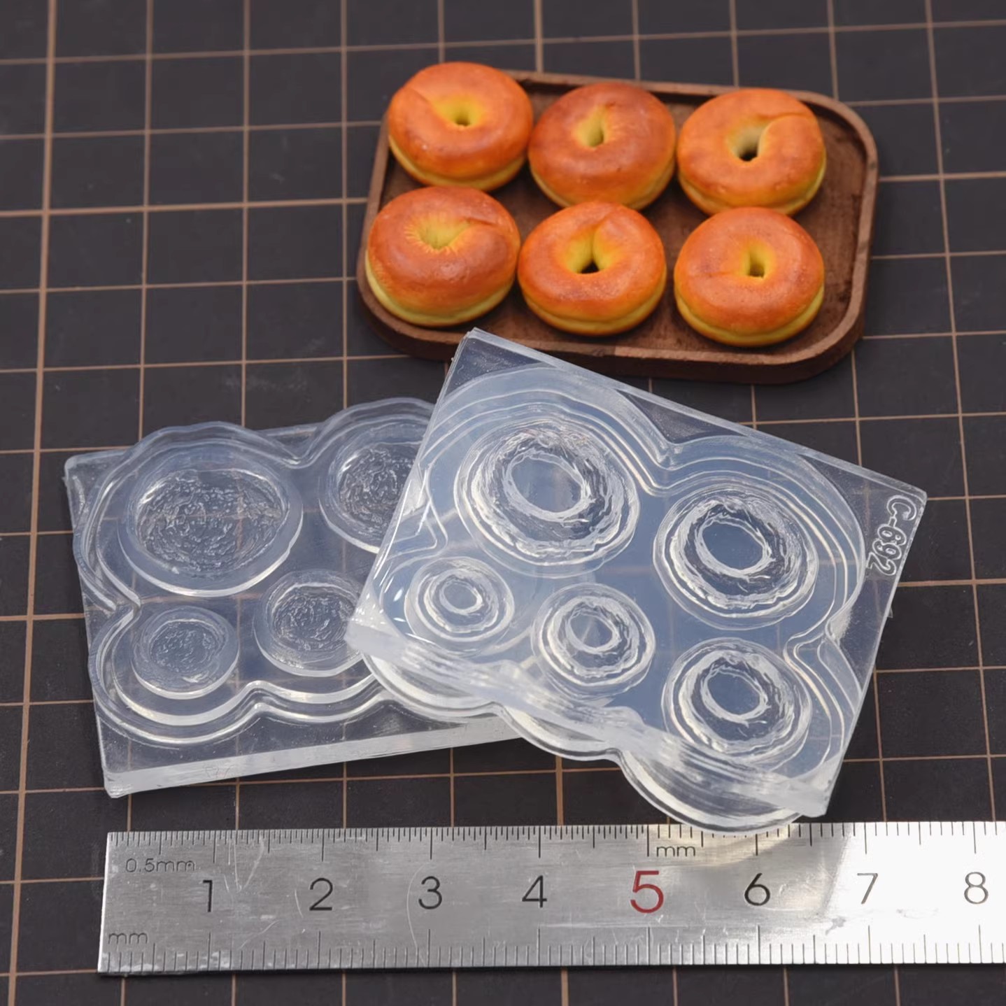Polymer Clay Mini 3D Bagel Bre - Donut Mold Silicone review and price